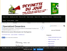 Tablet Screenshot of devinettedujour.com